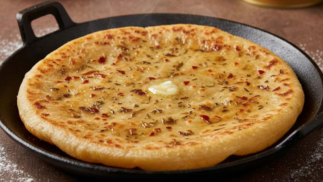 Smoky Chipotle Mushroom Paratha