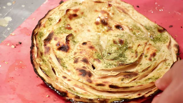 Perfectly Layered Missi Paratha